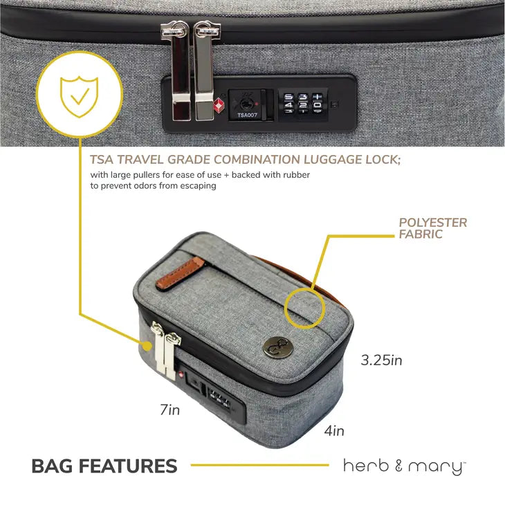 BUD - Small Carrying Case with Double Lock