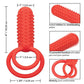 Silicone Vertical Dual Enhancer Vibrating Ring