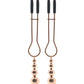 Selopa Beaded Nipple Clamps in Rose Gold